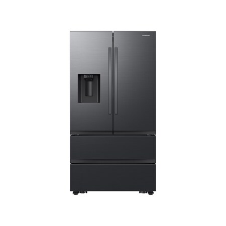 Samsung 31 cu. ft. French Door Refrigerator with Dual Ice Maker and Ice Dispenser in Matte Black RF31CG7400MTAA